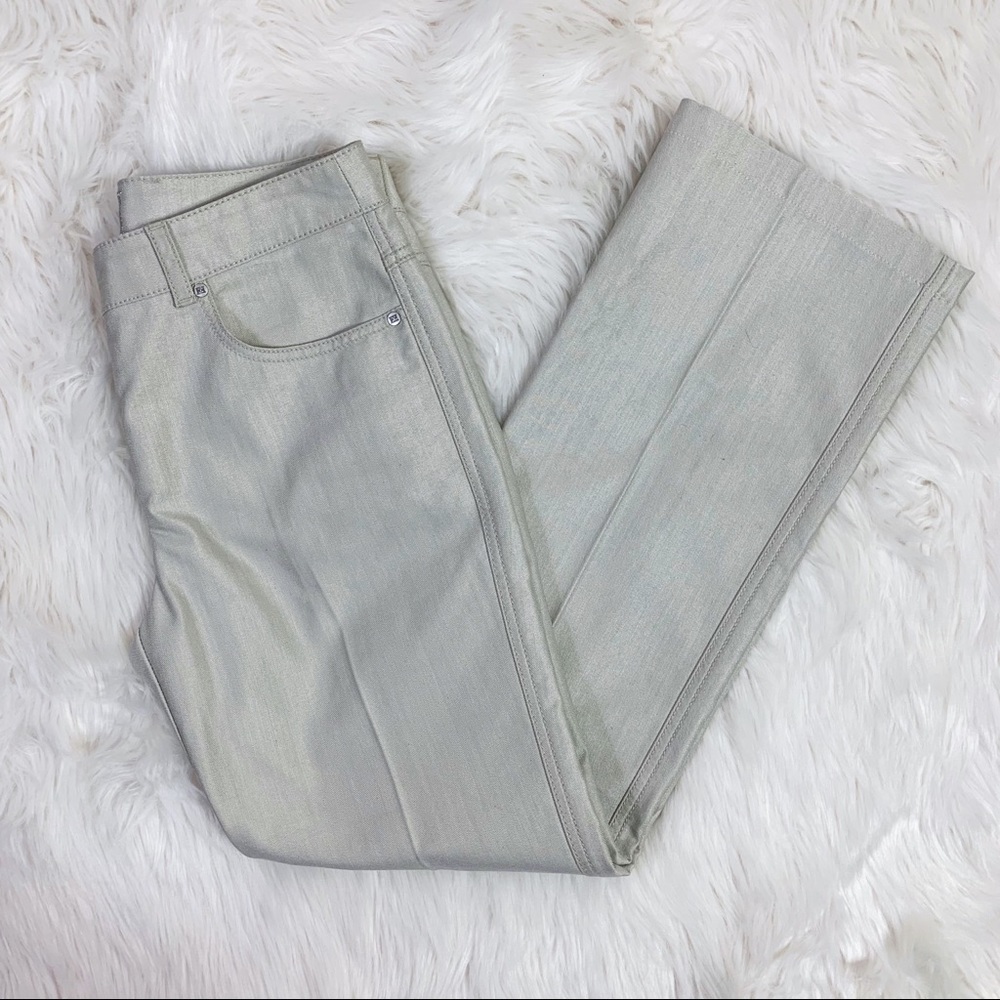 Escada Light Gray Bootcut Jeans